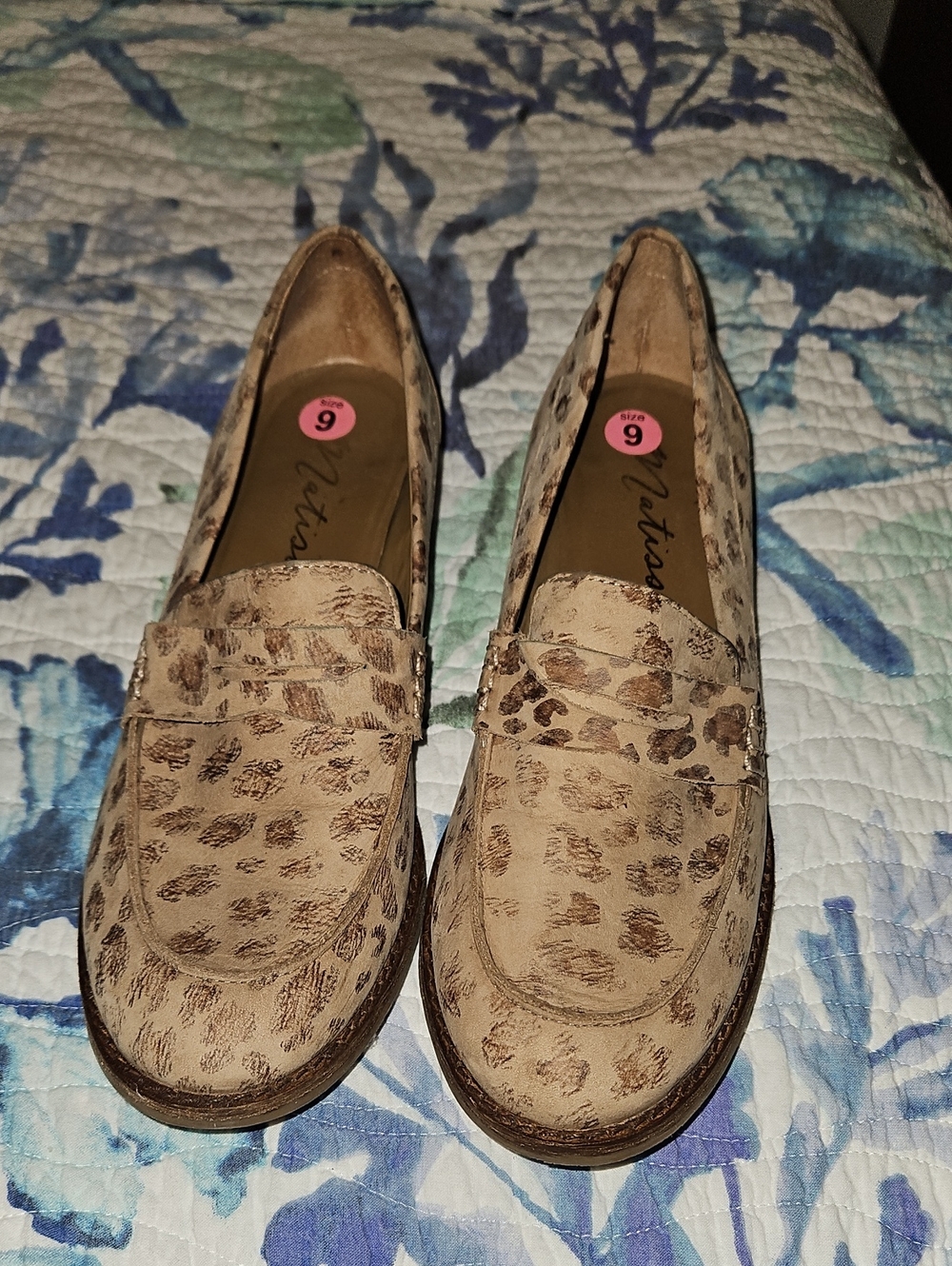 MATISSE Leopard Print Women's Loafers in Beige
